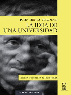 cover image of La idea de una universidad